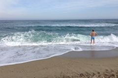 Plage de baignade á Leucate Badestrand Bathing beach